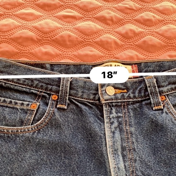 Levi's 505 Blue Straight Jeans Classic Fit - Picture 9 of 10